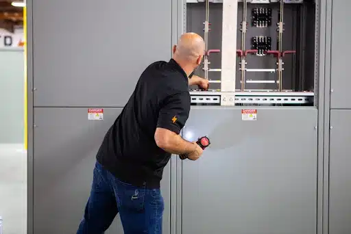 Image showing customized switchboard solutions for small industrial setups.